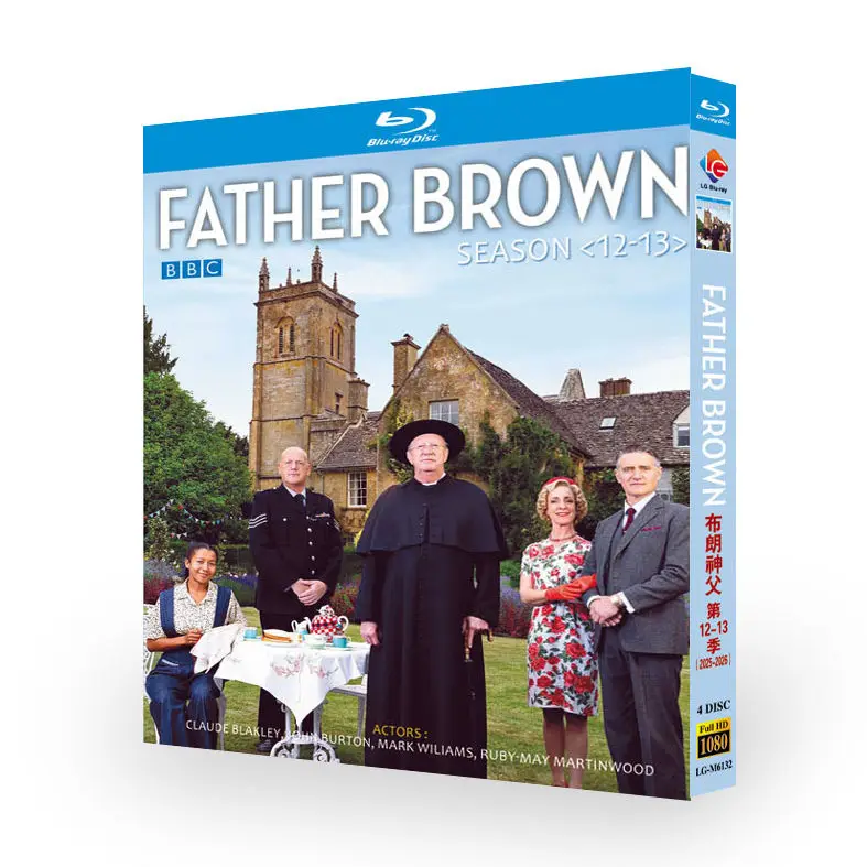 

Father Brown Seasons 12–13 Blu-ray High Definition US TV Series BD Discs Box Set with English and Traditional Chinese