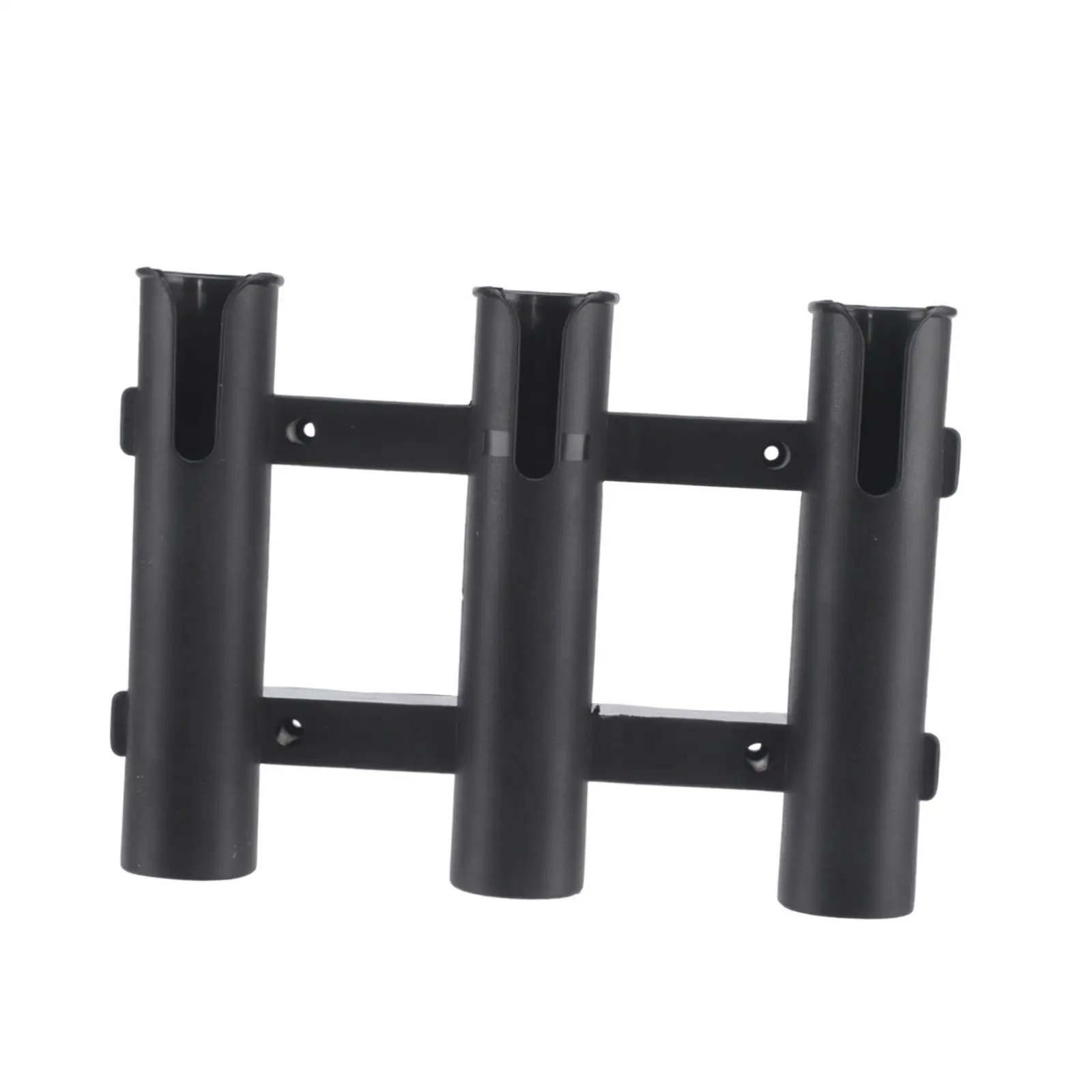 3-link Rod Holder Storage Socket Black Plastic Fishing Rods Rack Support for Fishing Rod Installation Column