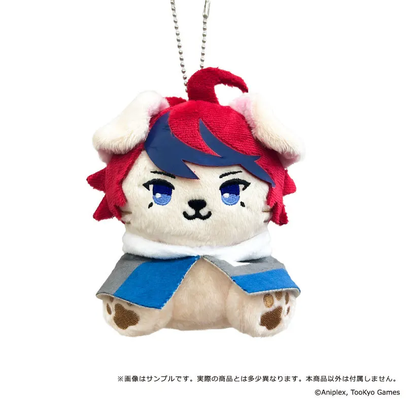 Anime Genuine Hundred Line Cat Shaped Q Version Plush Doll Toy Takumi Sumino Eito Aotsuki 10cm Soft Stuffed Ornament Plush Toy