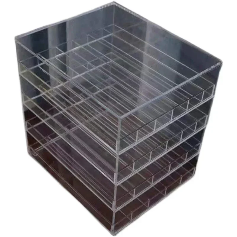 Drawer Acrylic Eye Shadow Storage Box For Powder Cake Blush Cosmetics Jewelry Storage Box Desktop Dustproof Rack Makeup