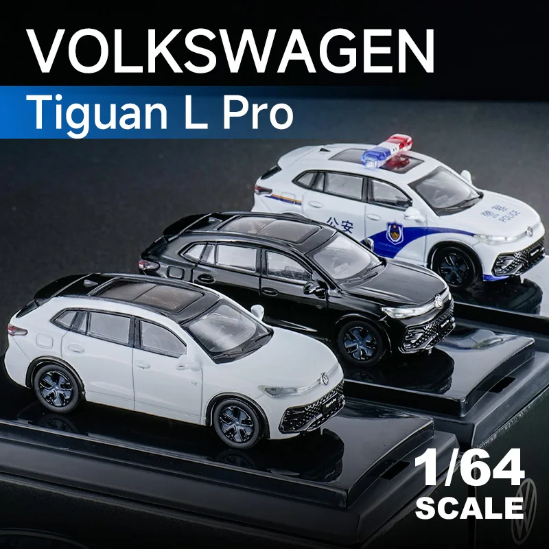 

Volkswagen 1/64 Tiguan L Pro SUV Off-road vehicle metal diecast cars collection models Diecast Toys For Boys