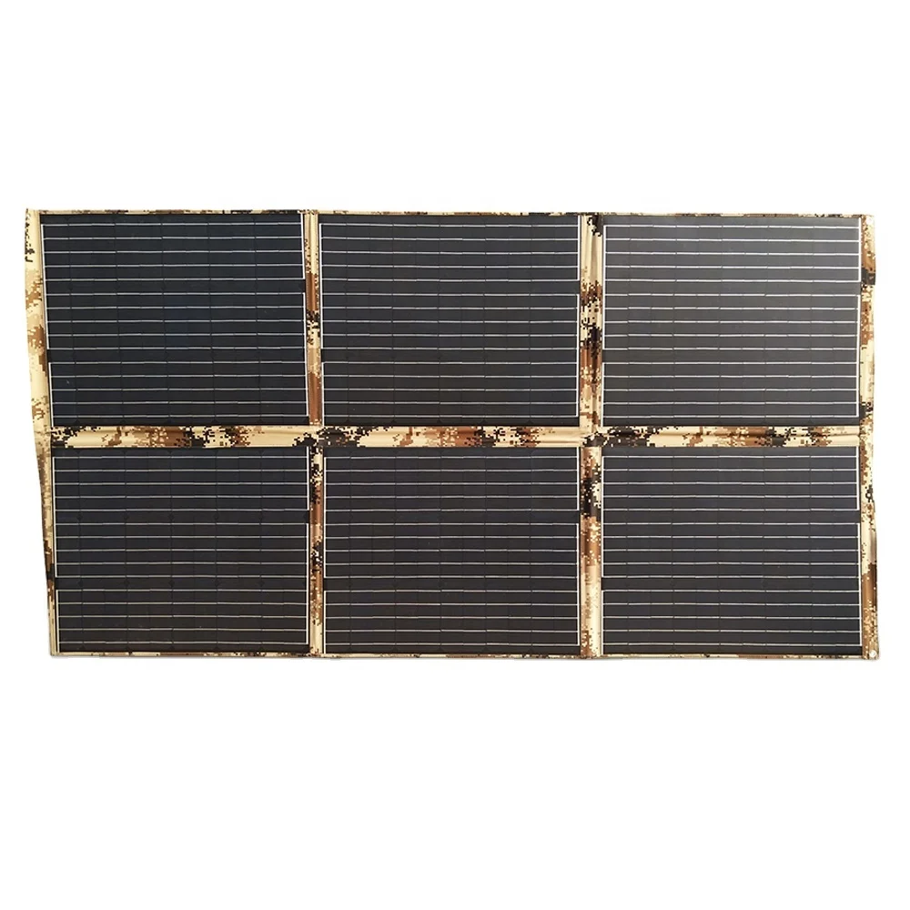 

350W Solar Panel for Car 18V Waterproof Portable Solar Mobile Charger 6 Folded Flexible Solar Panels for Travel RV Power Supply