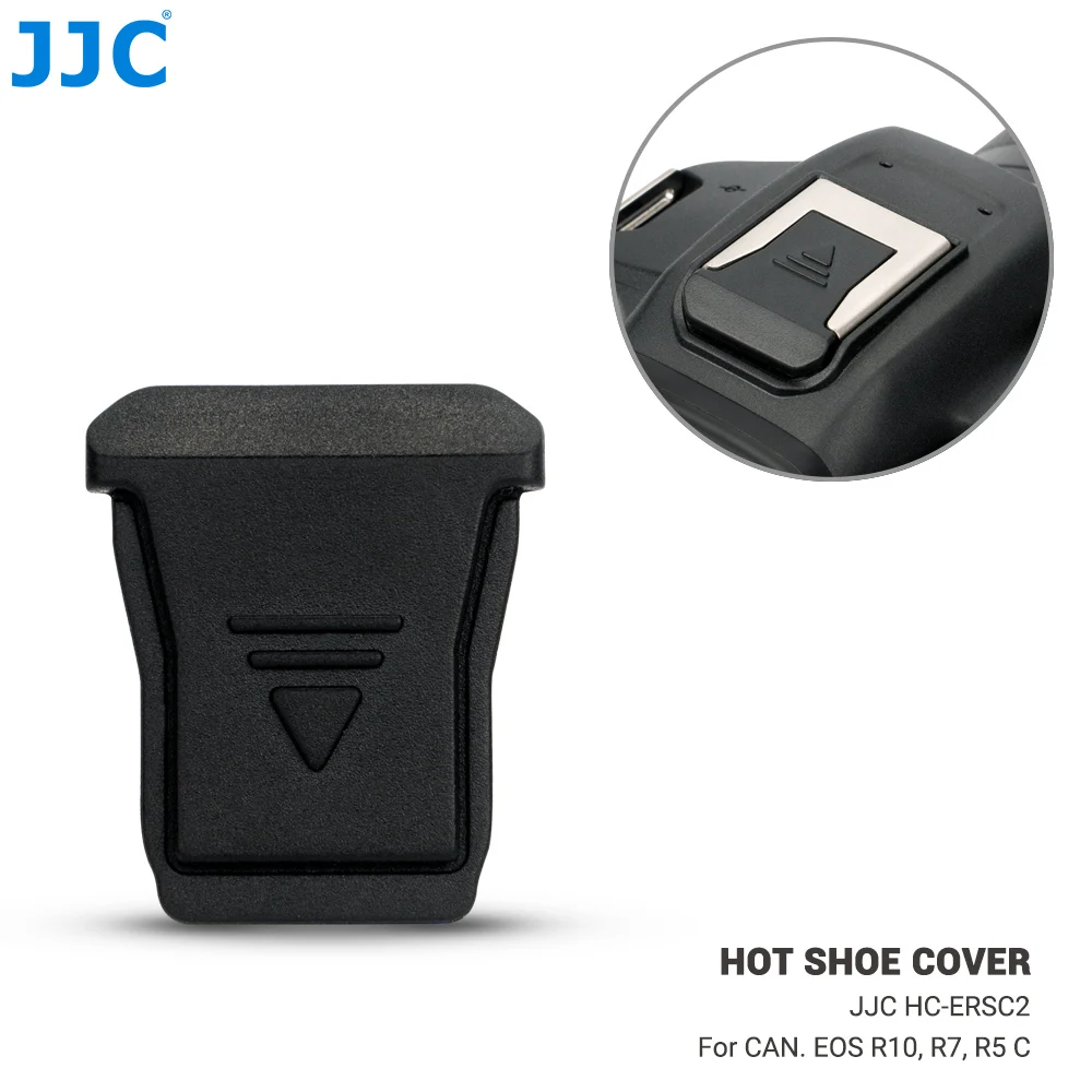 JJC 4Pack Hot Shoe Cover Cap Protector for Canon EOS R50 R10 R8 R7 R6 Mark II R5 Mark II R5C R3 Camera Replaces Canon ER-SC2