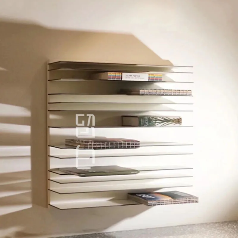 Storage Bedroom Display Stand Living Room Corner Wall Bathroom Shelves Regale Book Nordic Magazine Estante Home Decorations