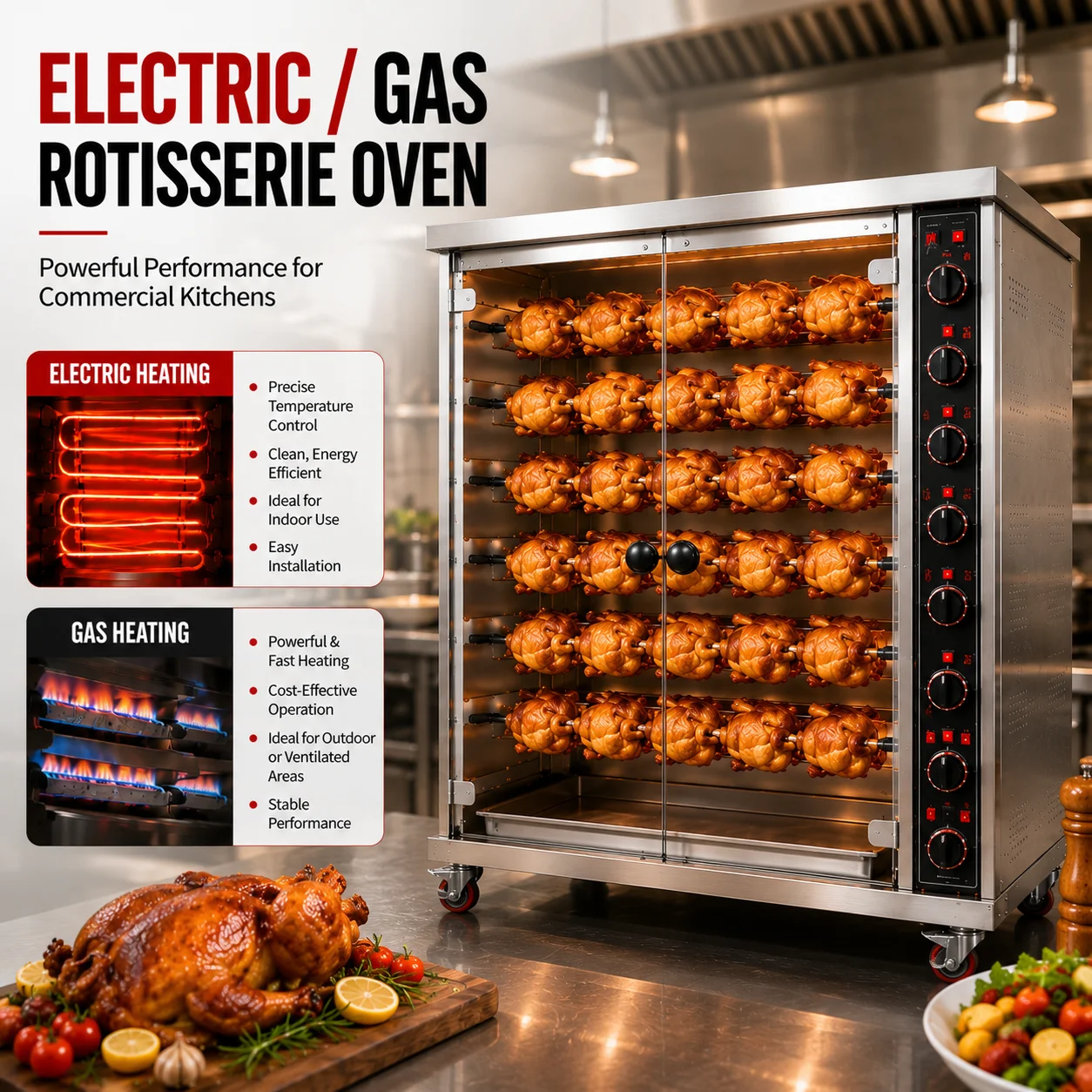Forno per arrosto di pollame a - Heavy Equipment Supplier recensione e prezzo