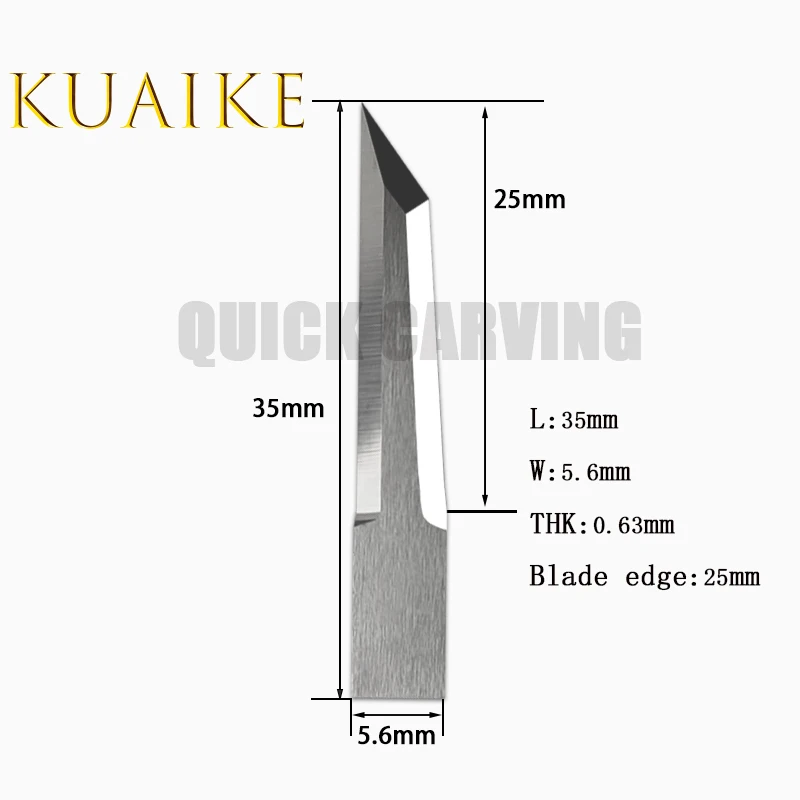 5 قطعة JWEI AOL IECHO AOKE ATOM EMMA حافة مزدوجة إطالة سماكة كربيد التنغستن إيفا PE Foma PVC قطع تهتز شفرة