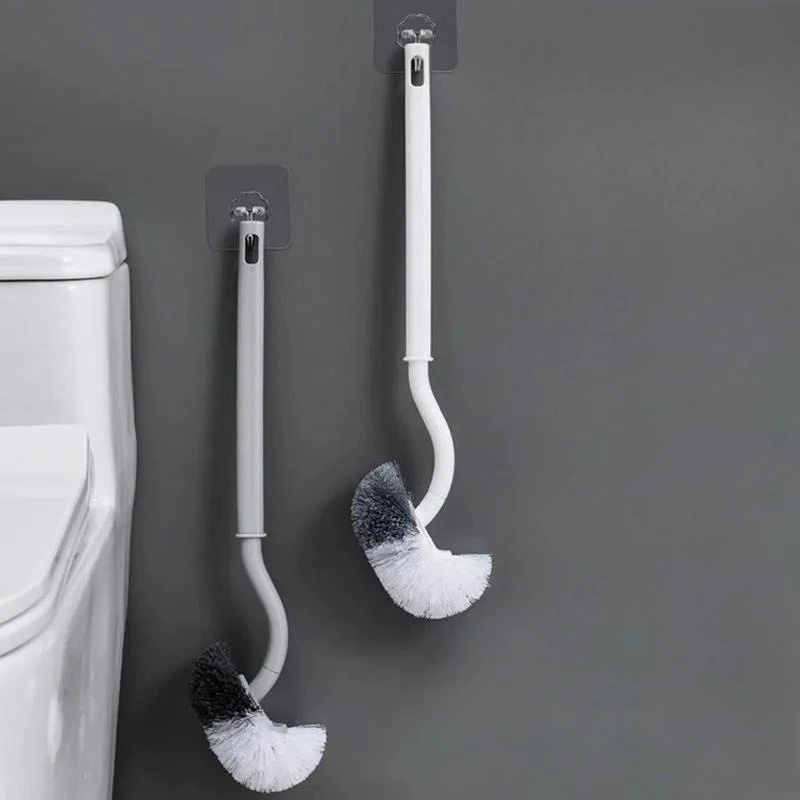 

Набор туалетных щеток с длинной ручкой для домашней чистки ванной комнаты без мертвого угла скруббера