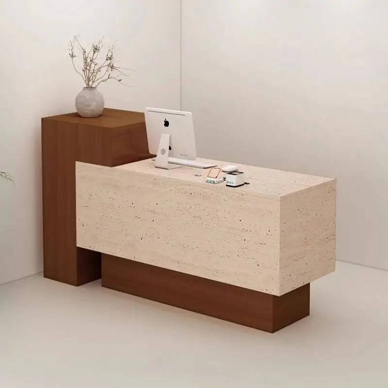 

Black Brown Reception Desks Gold Hotels Wood White Modern Reception Desks Luxury Classic Mostrador Recepcion Office Furniture