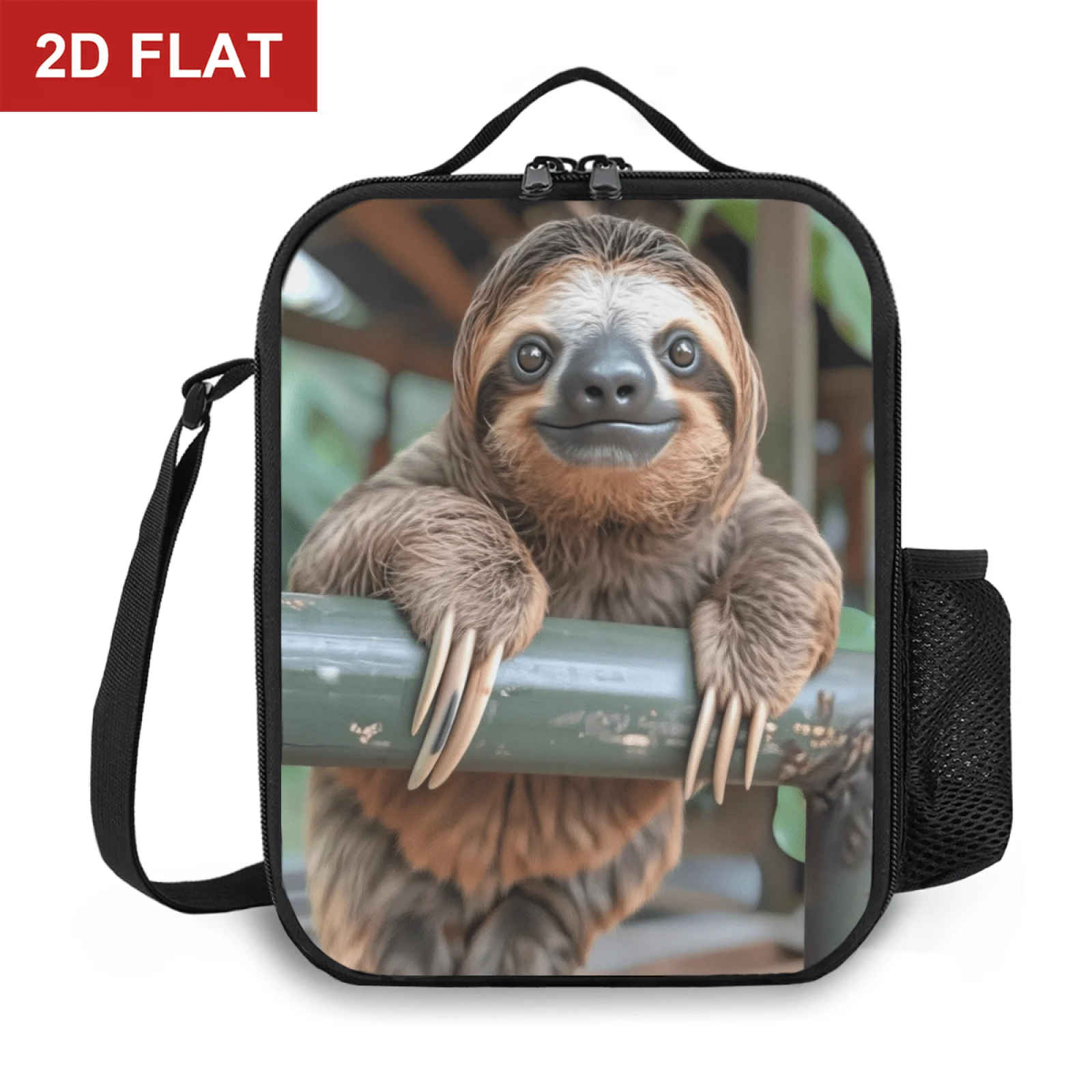 Cute Sloth Lunch Bag Cloth Meal Pack Suitable for Picnic Commuting Thermal Cooler Lunch Tote Office Picnic