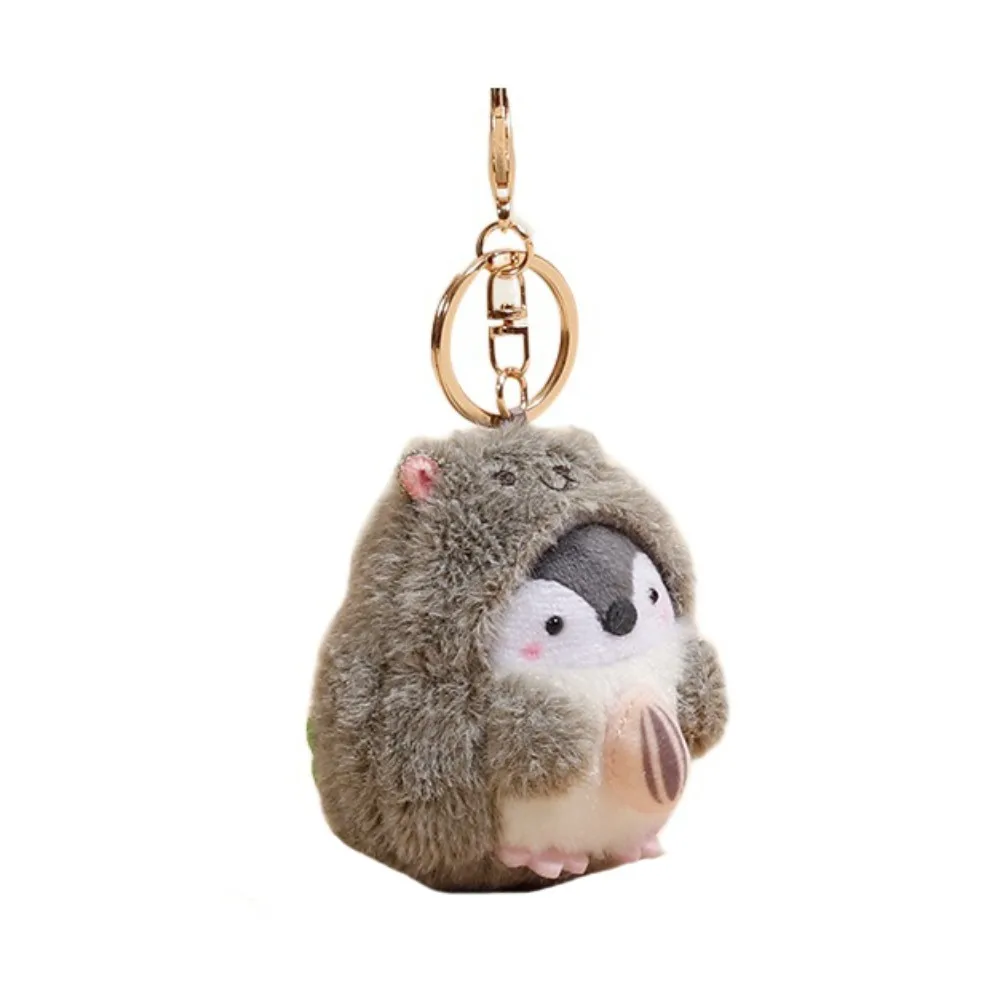 

PP Cotton Penguin Doll Bag Pendant Fluffy Collection Penguin Plush Key Ring Hanging Cartoon Plush Penguin Keychain