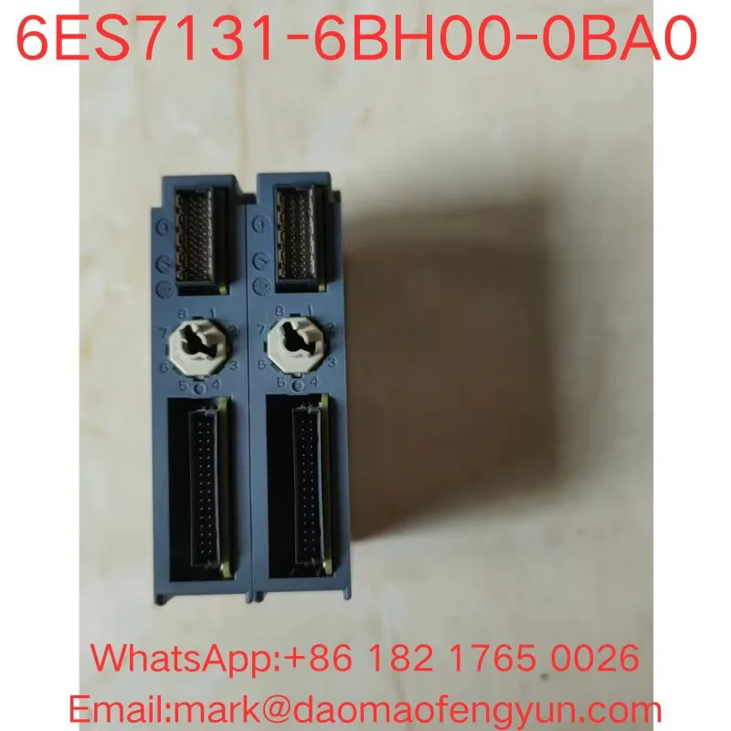 6ES7131-6BH00-0BA0 Used Tested OK, In Good Condition SIMATIC ET 200SP, digital input module