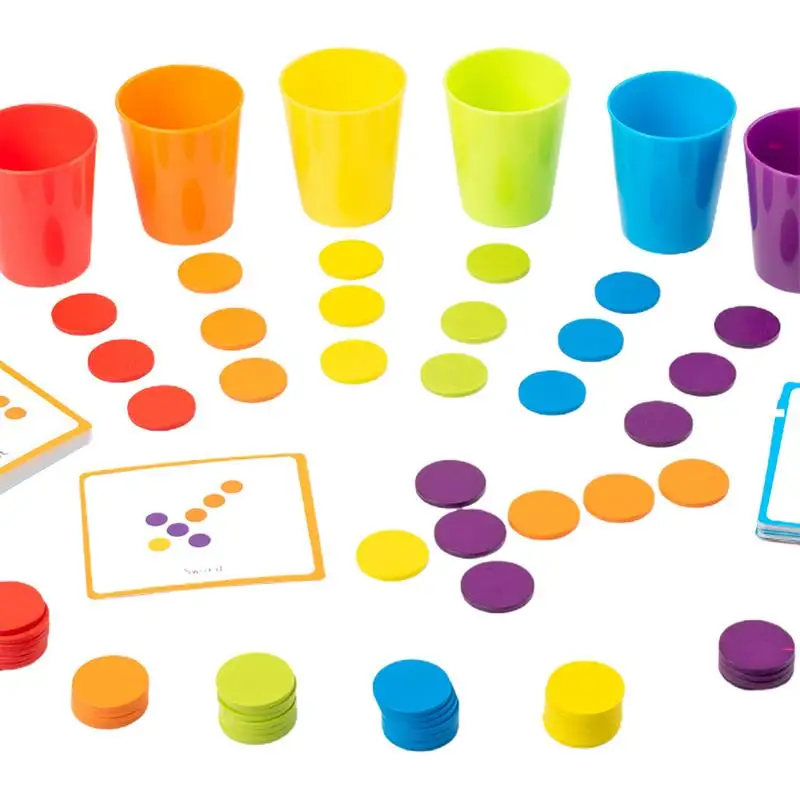 

Quick Stack Cups Set Early Educational Develop Early Educational Montessori Stackable Nesting Cups Classic Speed Training Toy