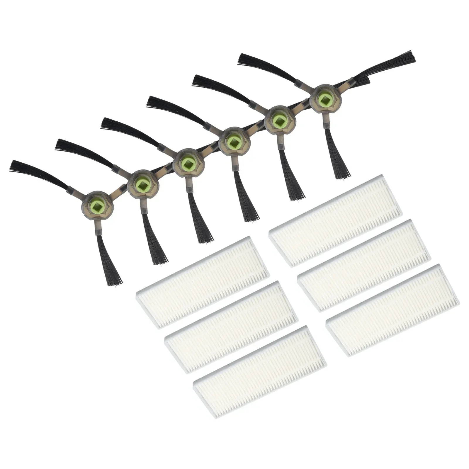 Cepillos laterales de limpieza para el hogar, repuestos de filtro, accesorios de Robot de barrido para electrodomésticos EICOBOT R20