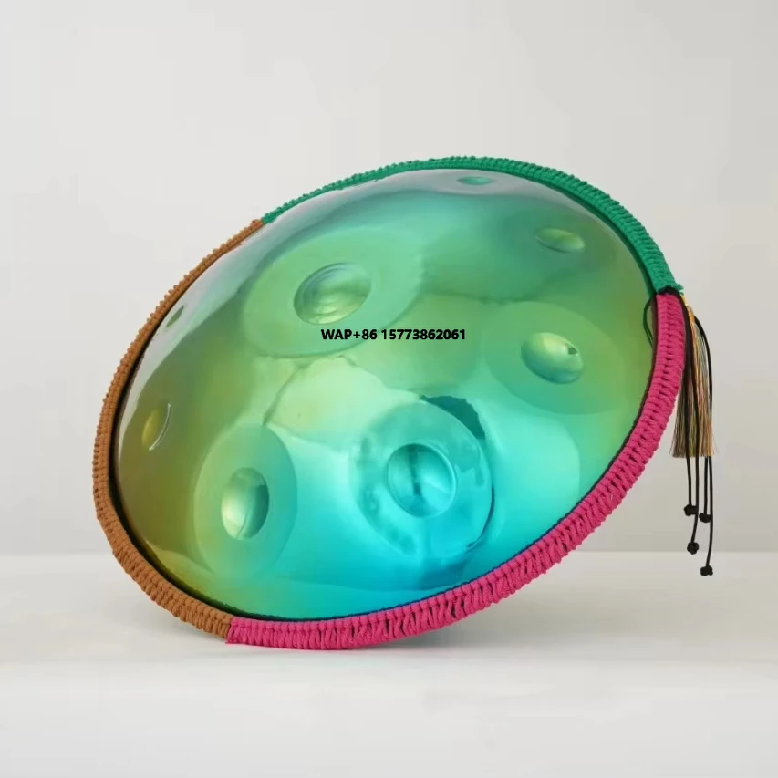 

Дизайн Гальванический цветной ручной панель ручной работы 22 дюйма 432 440 Гц 9 10 нот Ручной барабанный инструмент