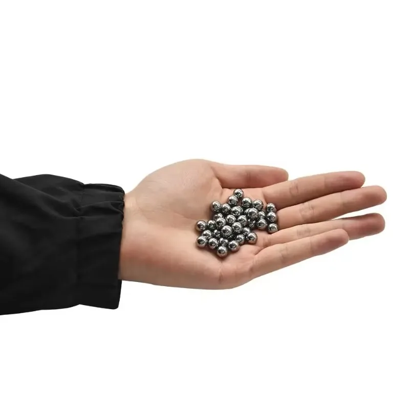 100/600 Stück Stahlkugeln für Schleuder, 8 mm Standard, 8 mm Stahlkugeln für den Außeneinsatz, geeignet für verschiedene Schleudern mit Wiederholfunktion. – Detail 8