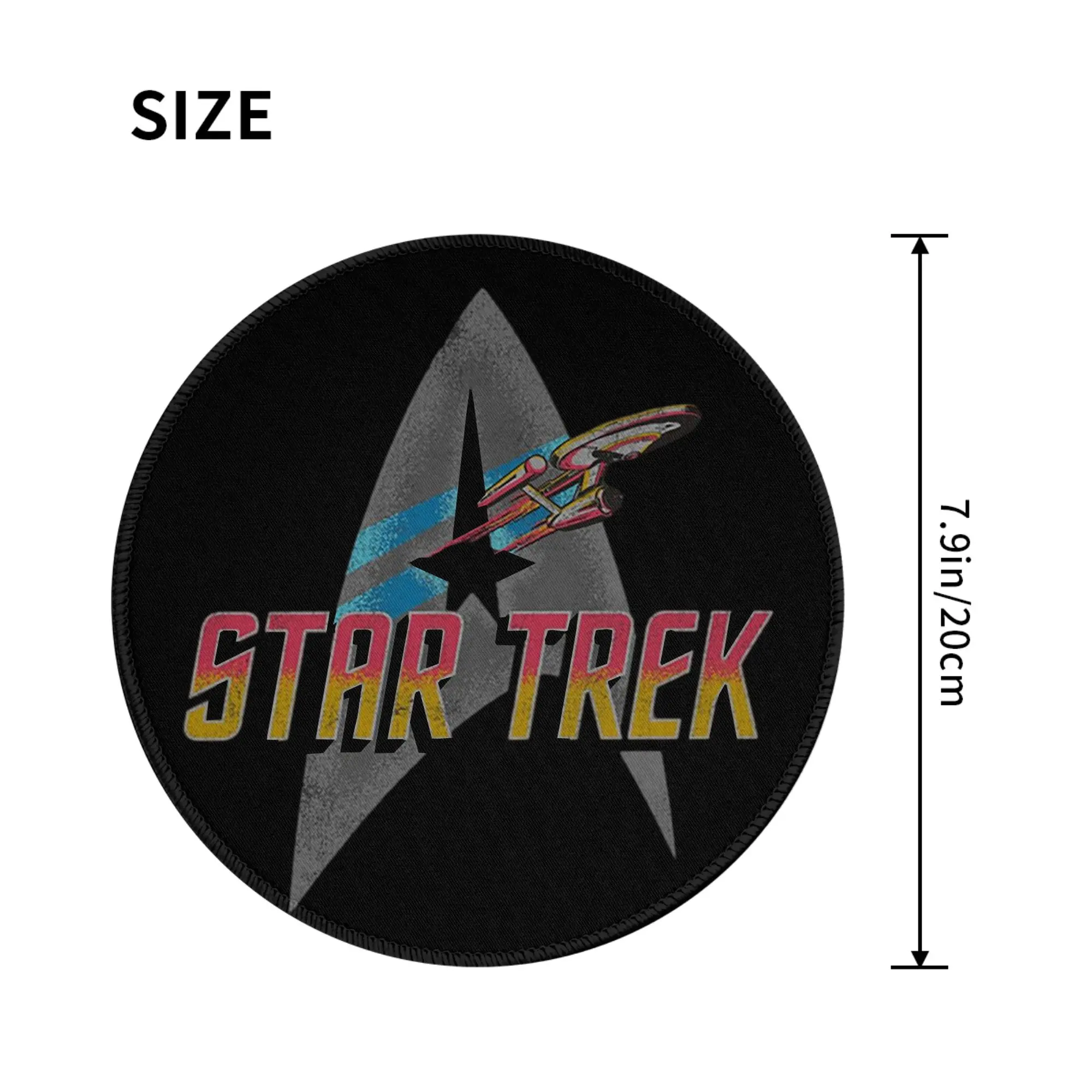 Star Treks Science Fiction TV Series Mouse Pad Computer Keyboard Mouse Mat Gaming Laptop Desk Mat Office Accessories Table Mats