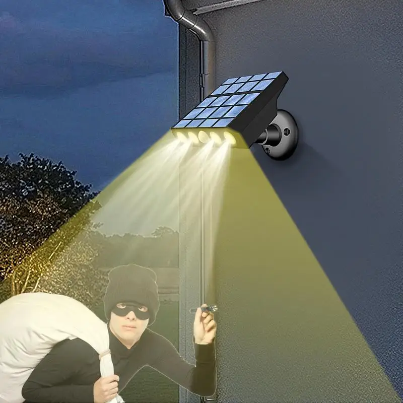 Solar Wall Light Waterproof Garden Solar Lights Multifunctional Outdoor Lights Simulation Camera Solar Lights For Home