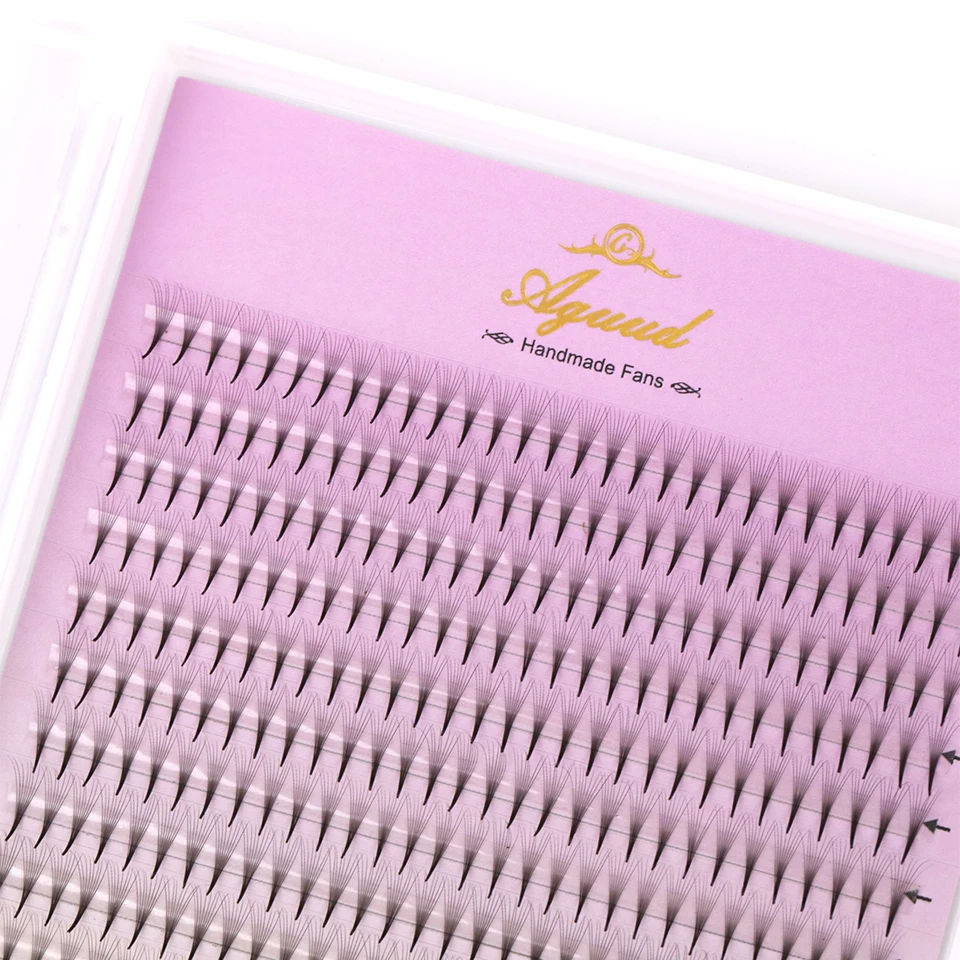 AGUUD XL Tray 480 Fächer Super Schmale Fächerwimpern mit Dünner Spitze Vorgefertigte Wimpernfächer 4D 5D 6D 7D 8D Russische Volumen-Wimpernverlängerung Make-up – Detail 11