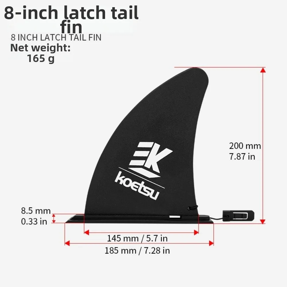 New 4.5/8/9/10inch Slide-in Surfboard Fin Nylon Multicolors Stand Up Paddle Water Sports Surfing Board Accessory