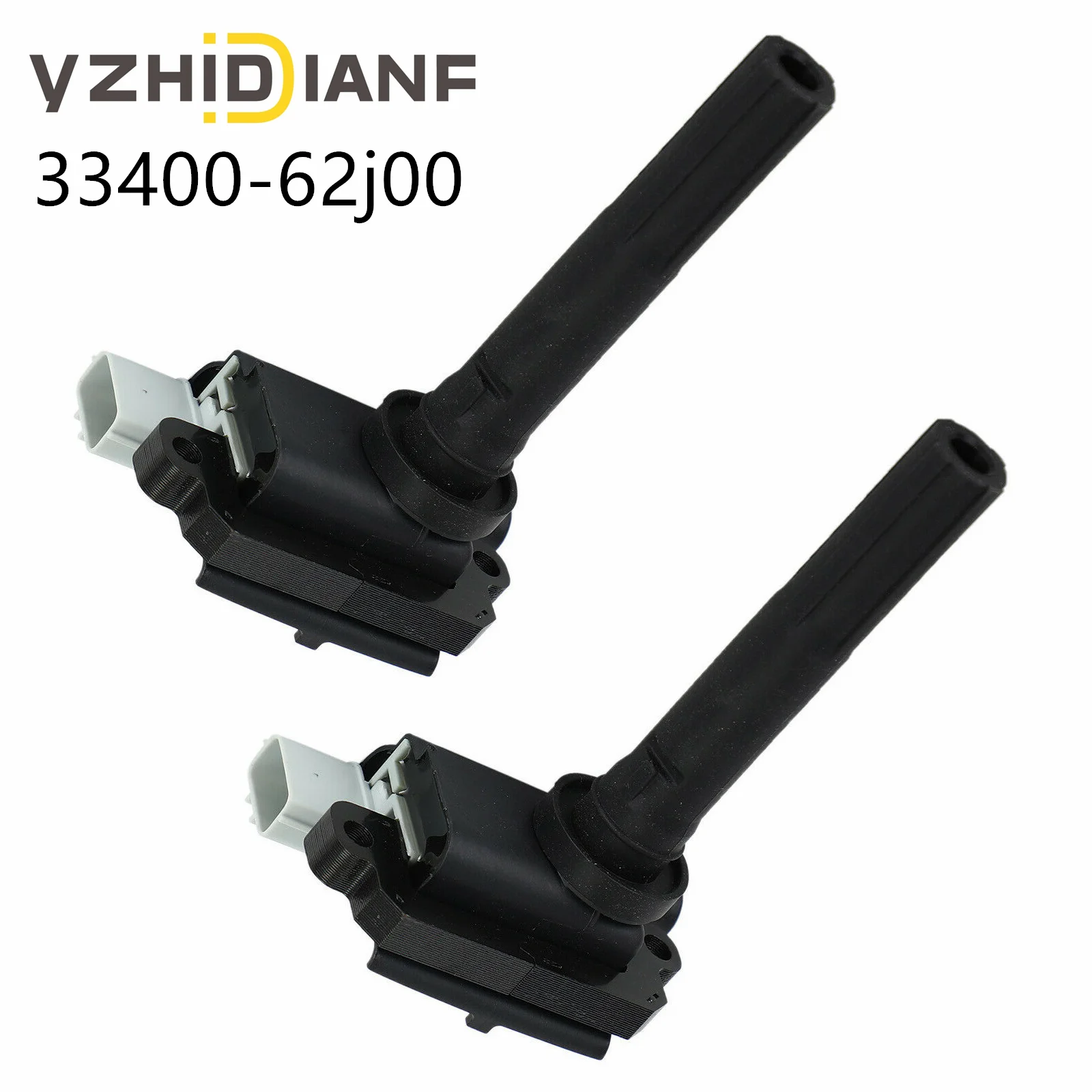 

2x 33400-62J00 Ignition Coil For Suzuki- Alto- Baleno- Carry- Ignis- Liana- Swift- SX4 Wagon- Chevrolet- Tracker- Subaru- Fiat-