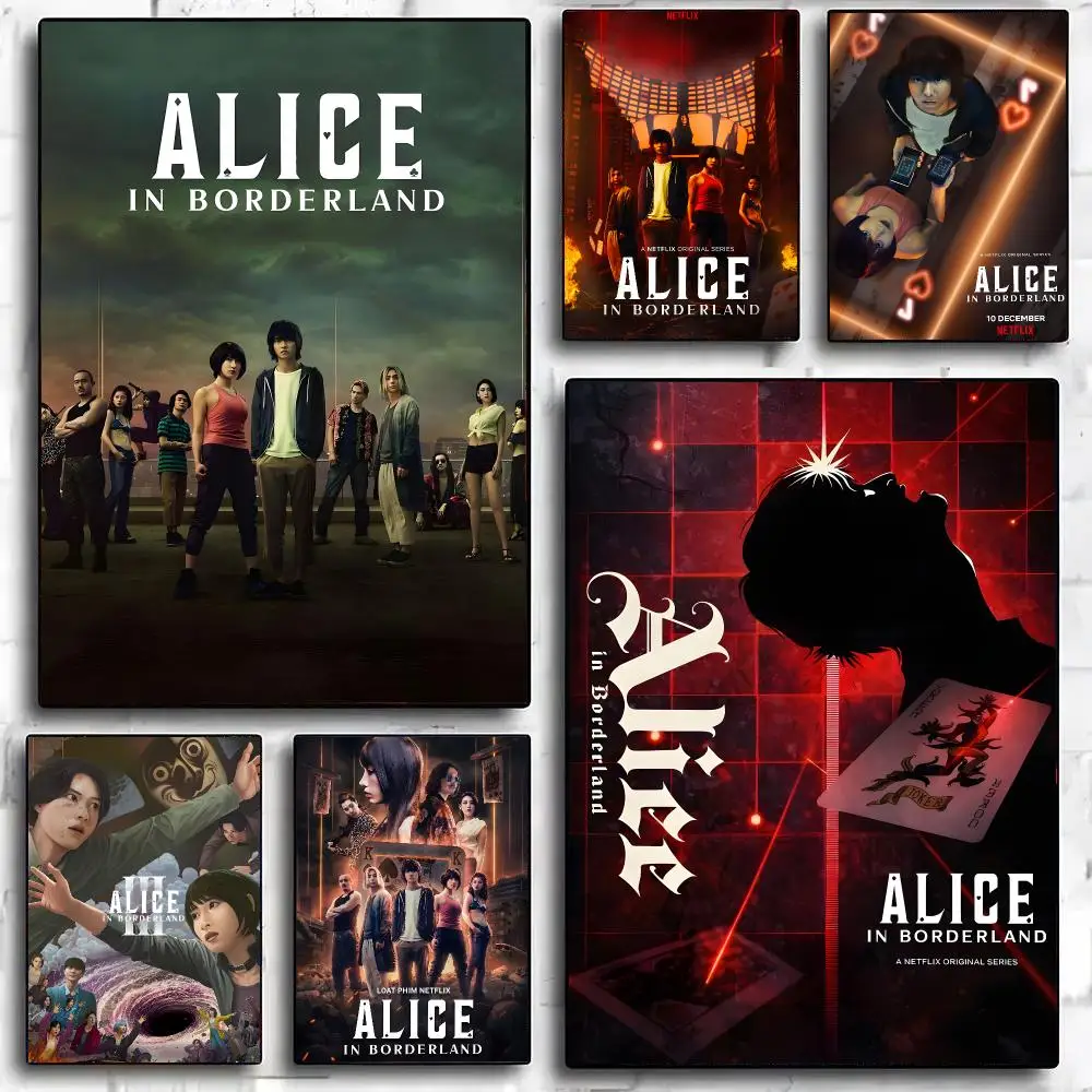 Hot TV Alice In Borderland Poster Painting And Print Wall Art Picture For Home Room Decor Gifts