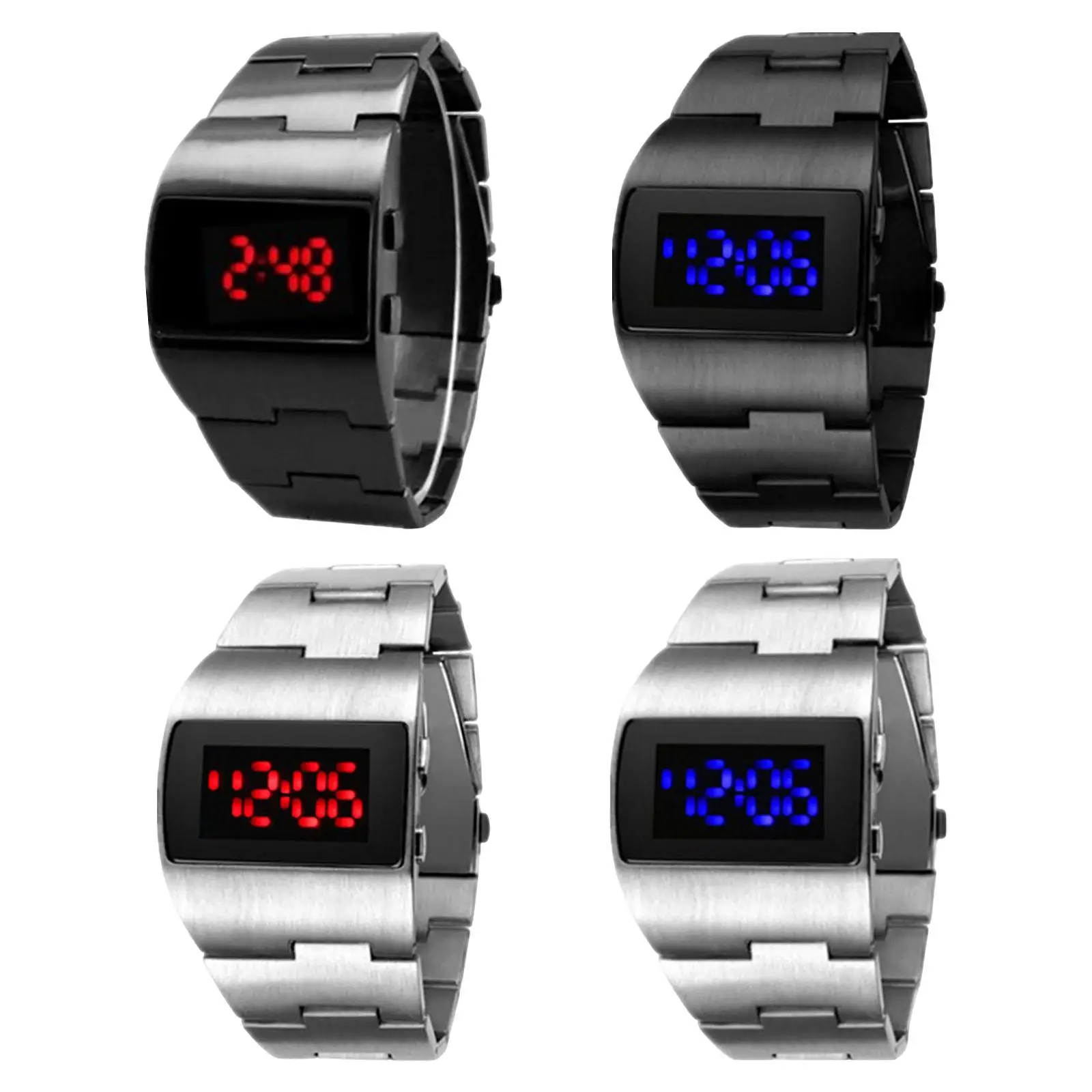 Digital Sports Watch Waterproof, Heavy Duty Alloy Electronic