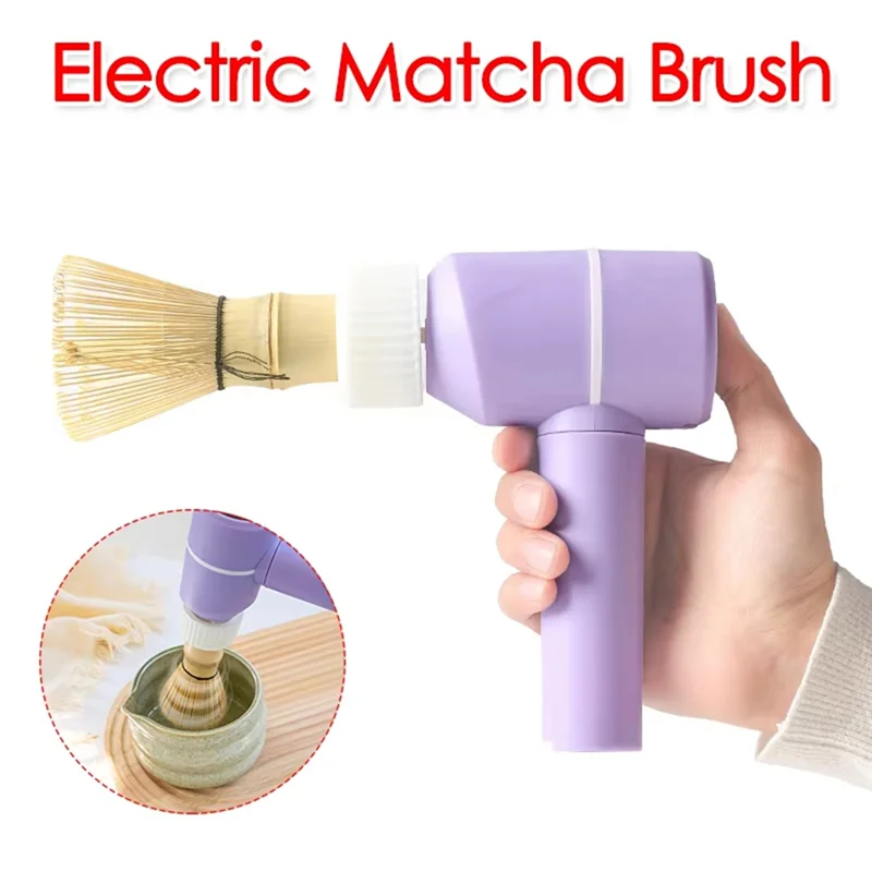 Frusta elettrica in bambù Spazzola Matcha Sbattere rapidamente lo strumento Matcha Strumenti per la preparazione del tè fai-da-te per la casa