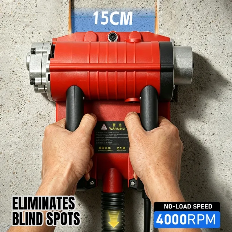 High - Efficiency Electric Wall Planer High - Power Wall Scraper Old Wall Renovation Tool for Concrete Brick & Plaster Walls