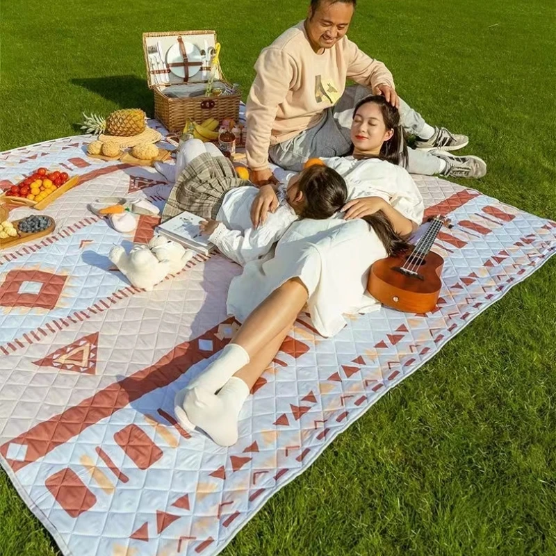 

Ultrasonic Picnic Mat,Thickened Waterproof Camping Groundsheet,Moistureproof Pad,Can Be Washed,Outdoor Sleeping Pad