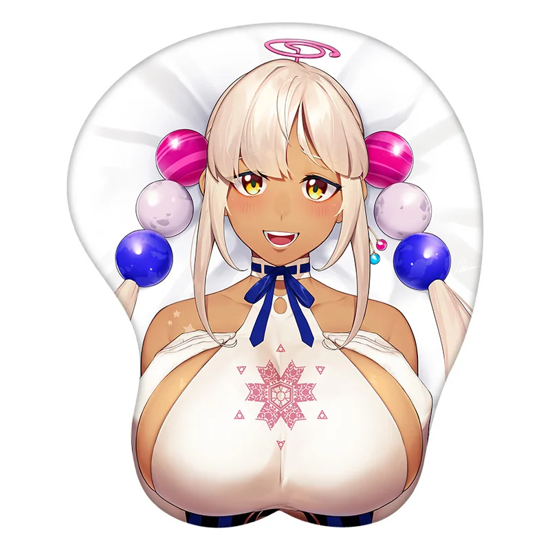 

Tsukumo Sana VTuber аниме 3D коврик для мыши коврик для мыши подставка для запястий силиконовый сексуальный креативный игровой коврик подарок