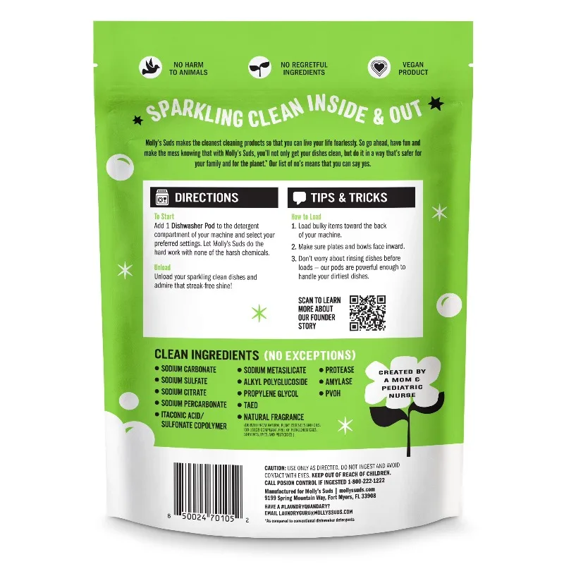 Dishwasher Pods, Dishwasher Detergent, Cuts Grease & Rinses Clean (Residue-Free) for Sparkling Dishes, 45 Auto-Release Tabs (Citrus)