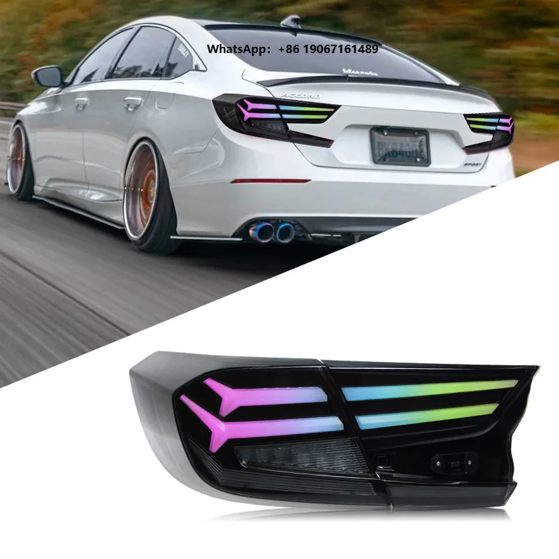 LED TailLights RGB Rear Lamp Brake DRL Driving Light Modification Assembly