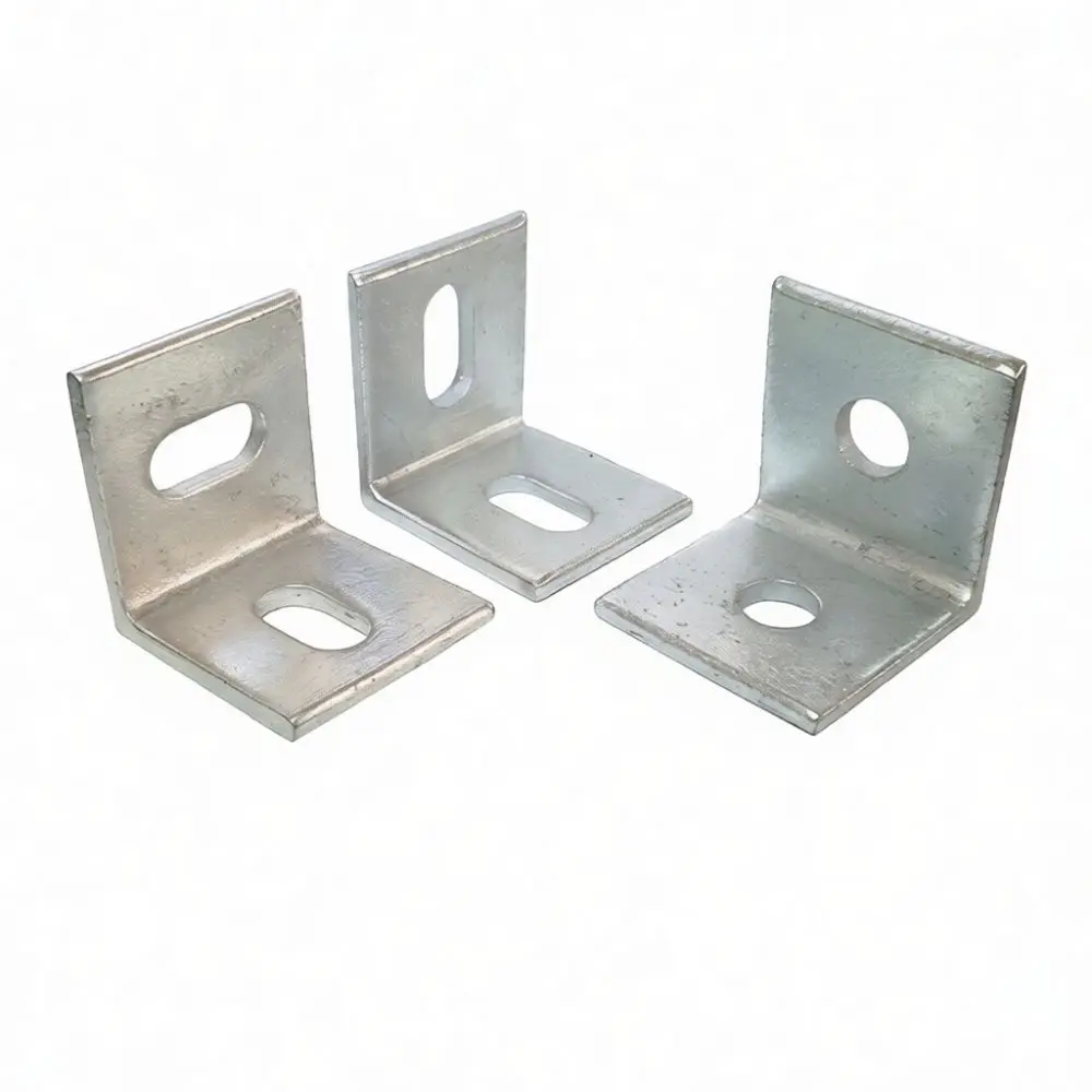 Heavy Duty Corner Brace L Shaped Steel Connector Galvanized Right Angle Support For Industrial Structure Installation