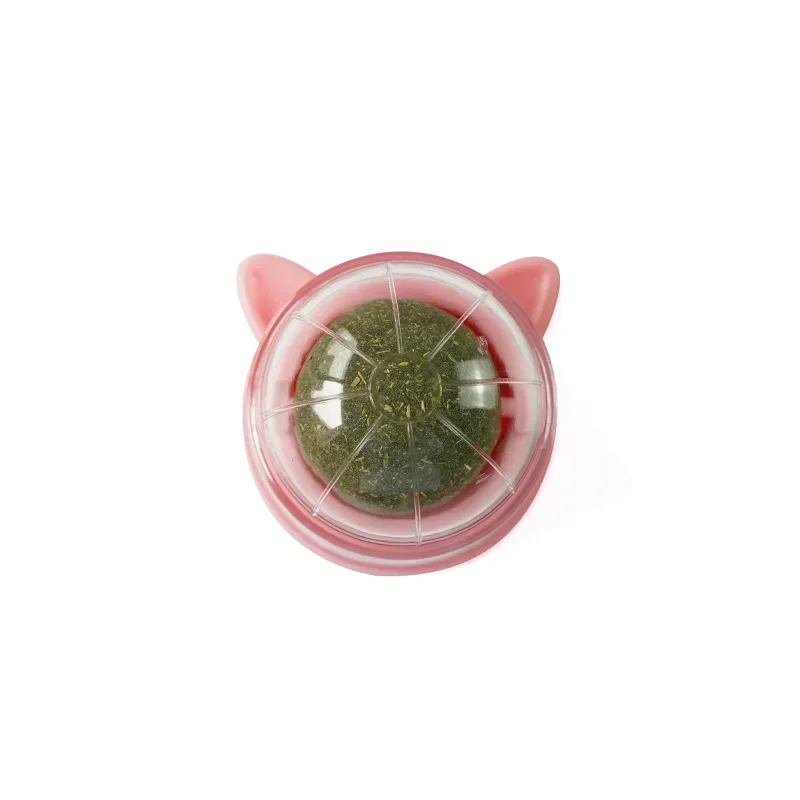 Rotating Cat Mint Ball New Cat's ears (Steamed cat-ear shaped bread) Pet Molar Toy Interactive Lickle Pet Products view 6