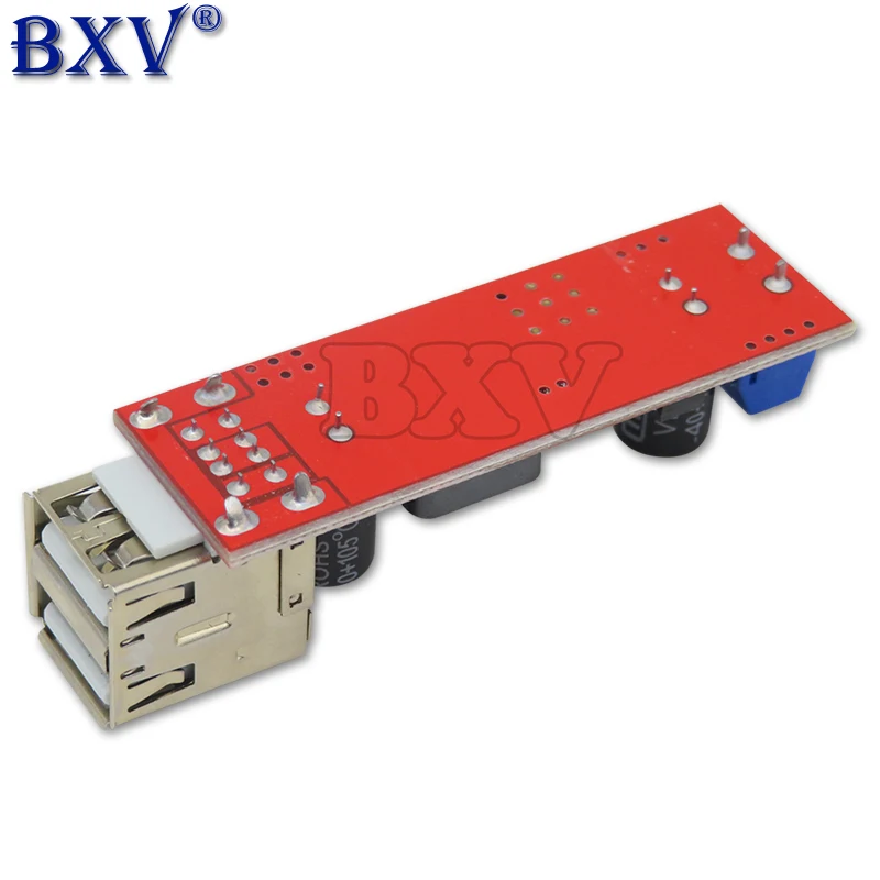 DC 6V-40V To 5V 3A DC-DC Step Down Converter Module Double USB Charge For Vehicle Car Charger LM2596 Dual Two USB