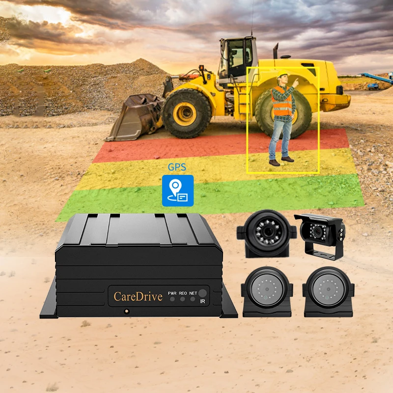 

CareDrive MR910-BSD Ai Bsd Mdvr Tire Pressure Fuel Monitoring Driving Recorder Fleet Tracking Management Device For Mining Car