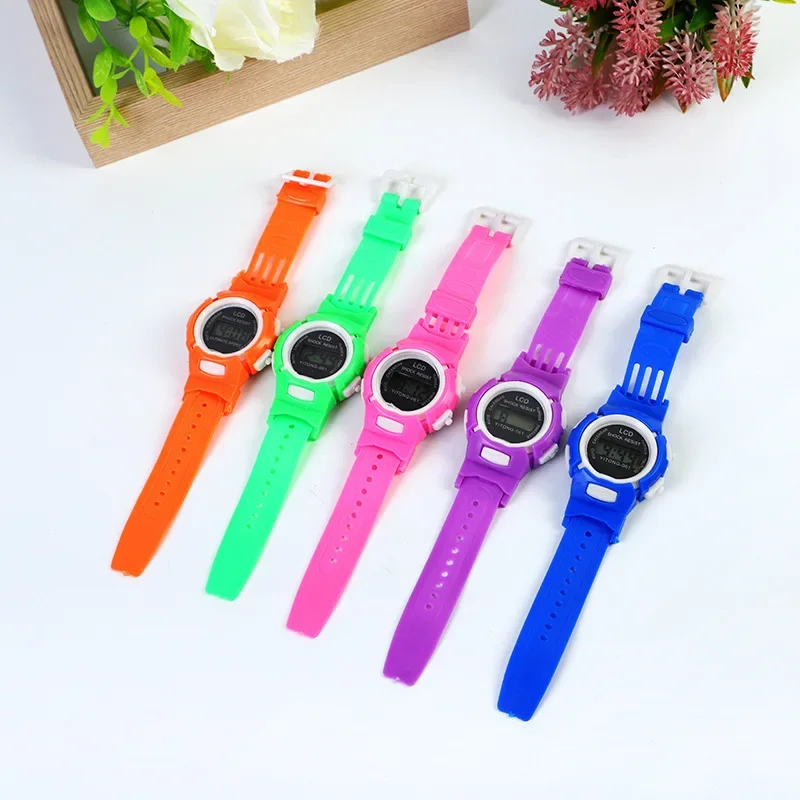 Fashion Children's Jelly Color Watch Cartoon Plastic Children's Watches Electronic Watch Student Gift Student Watch