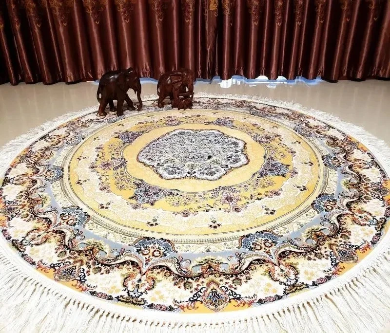AARound Dining Room Living Room Room Sofa Household Carpet, Imported European American Classical Luxury Carpet