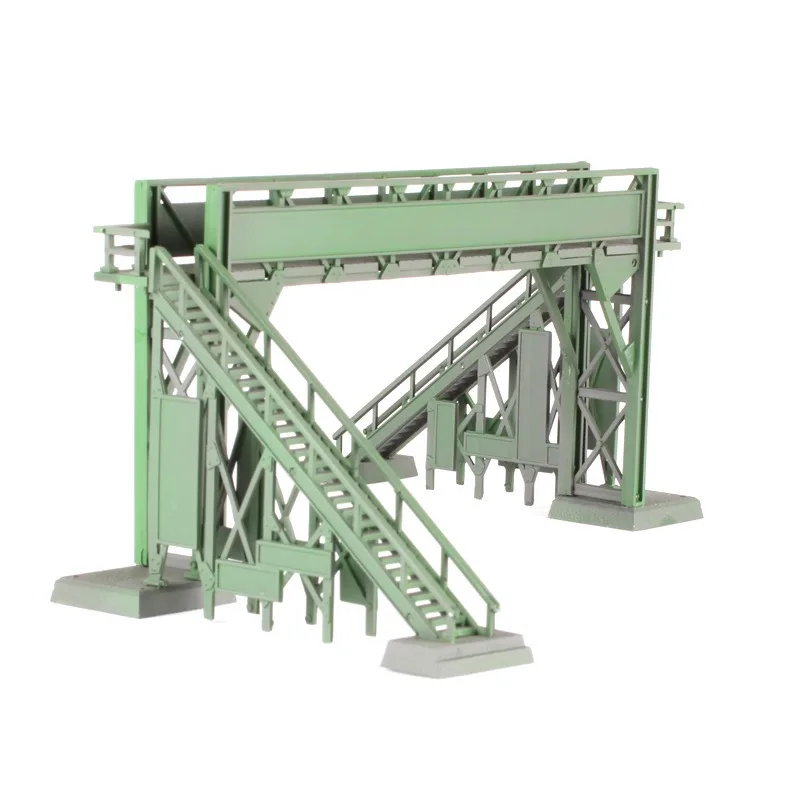 BACHMANN HO 1:87 Simulation Flyover Train Scene Model Sand Table Simulation Model Scene Road and Bridge Model