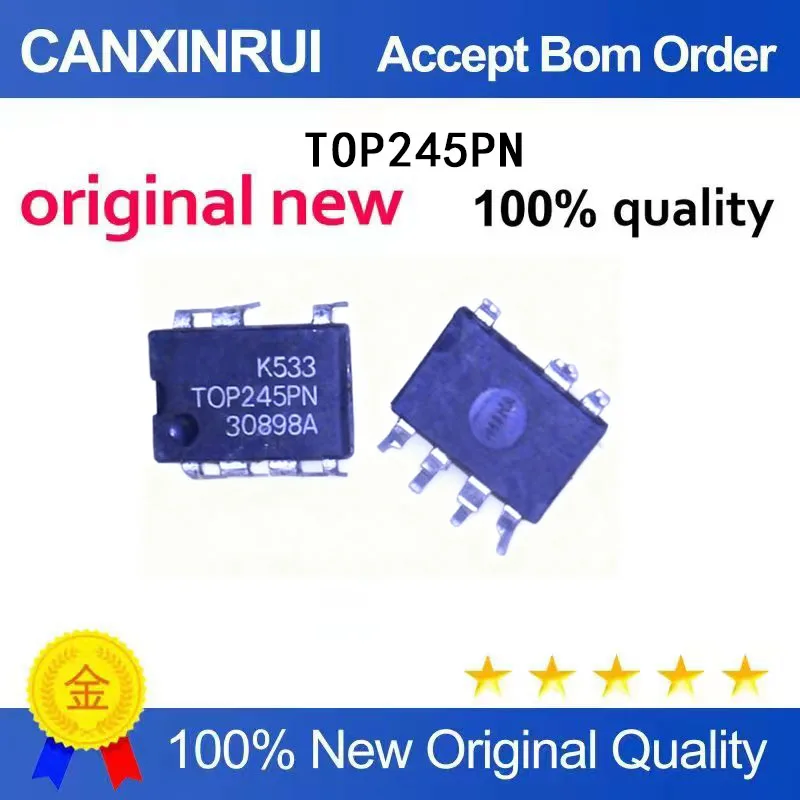 (5-100 Pieces)Brand new original TOP245PN DIP-7 spot chip IC