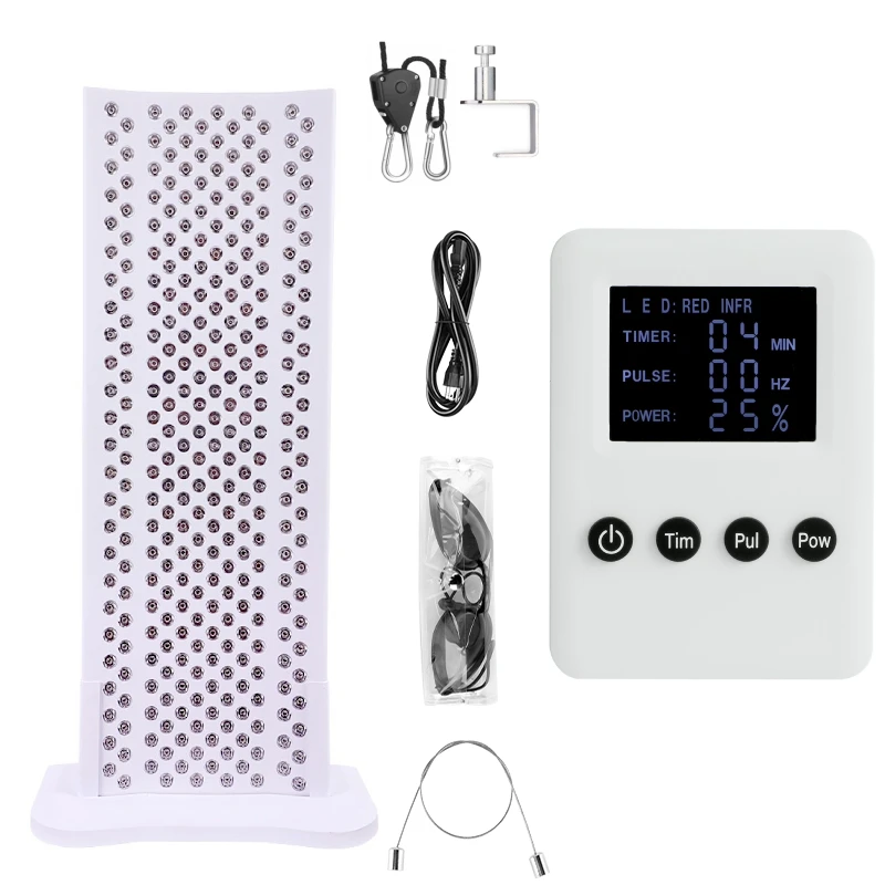 New Arrival 1500W Full Body 630nm 660nm 810nm 830nm 850nm Led Red Infrared Light Therapy Panel