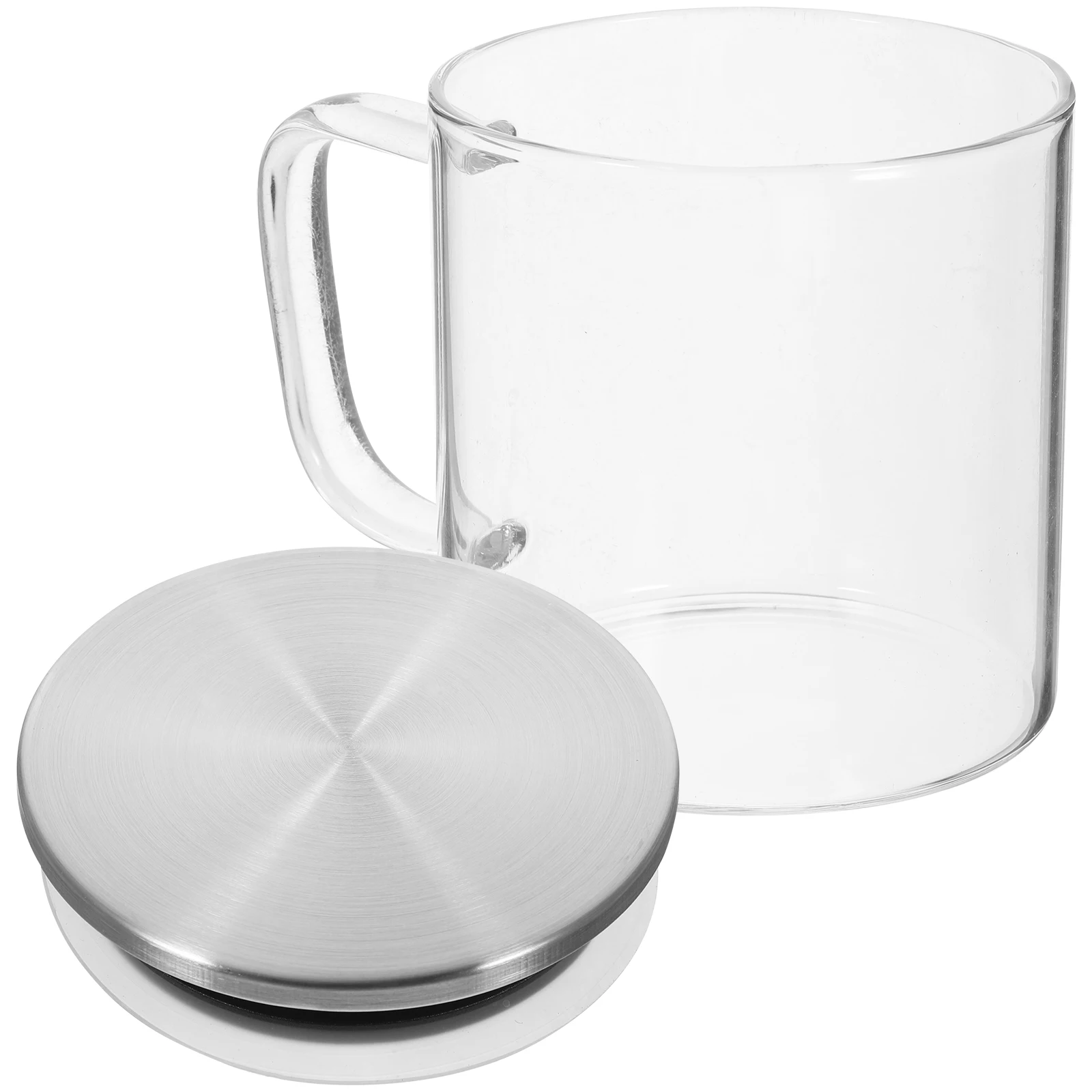 

Clear Glass Storage Jar with Lid 1 Piece Multi Functional Tea Candy Snack Holder Dried Fruit Keeper Airtight Container for Home