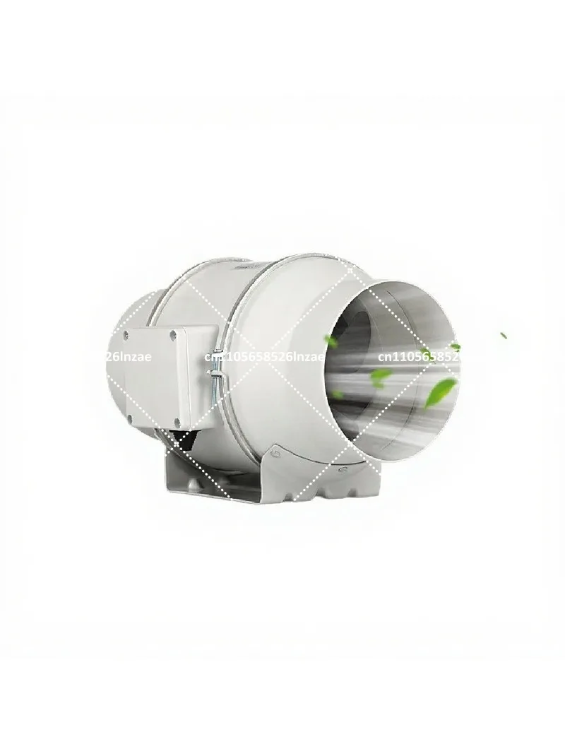 4 Inch 220V Inclined Flow Duct Fan 26W 198m³/h Powerful Exhaust Fan for Kitchen Bathroom - view 3
