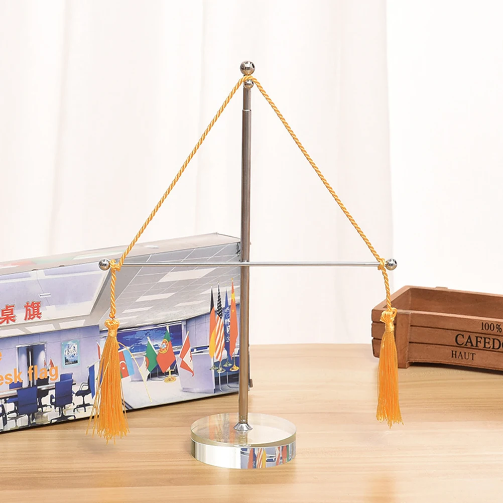 

Table Runner Desk Flag Holders Straight Telescopic Replacement Desktop Stand Office