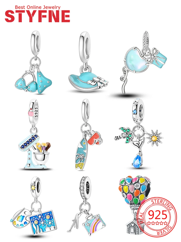 

925 Sterling Silver Life Charm Beads Fit Bracelet Necklace Accessories Bead Jewelry Making Fine Jewelry Gift