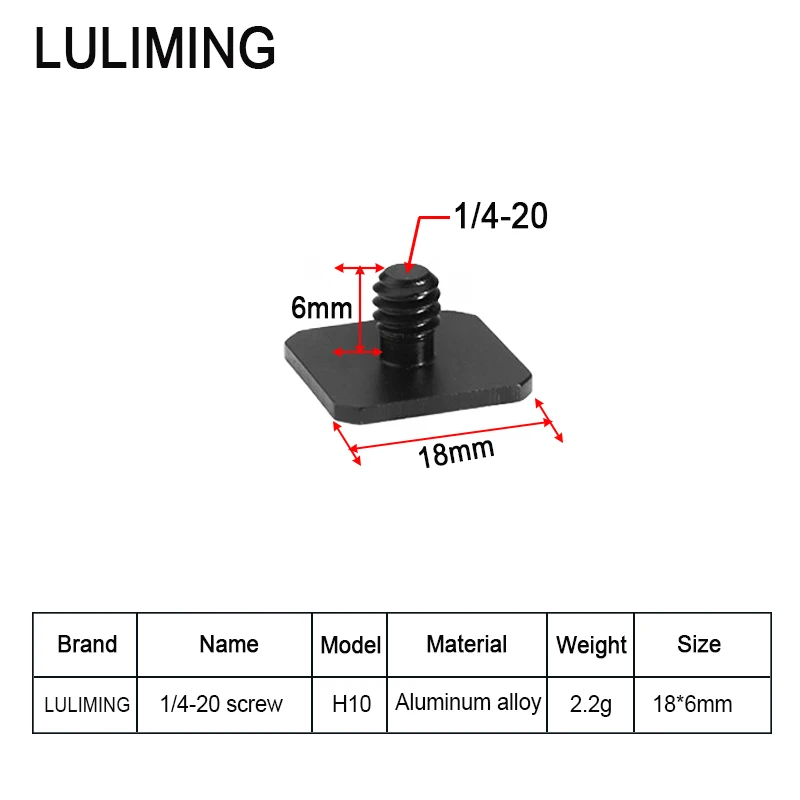 Metal SLR Camera Hot Shoe Base 1/4-20 3/8-16 Single and Double Layer Hot Shoe Conversion Screw  Tripod Ballhead Accessories