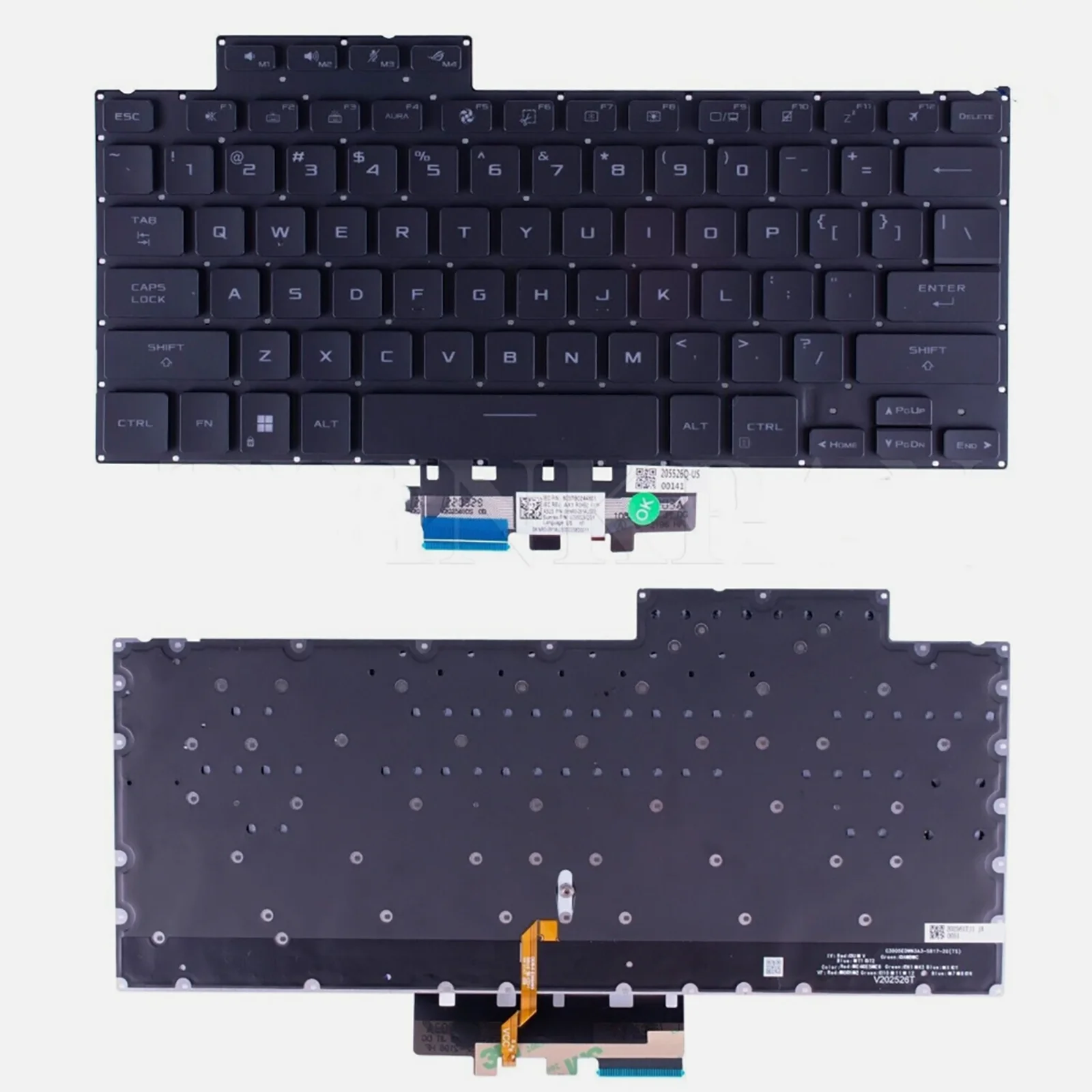 US Layout for Asus ROG G14 14 Zephyrus GA402 GA402/R/RJ/RK/RU/X/XV GA402R GA402RJ GA402RK GA402RU GA402X GA402XV Laptop Keyboard