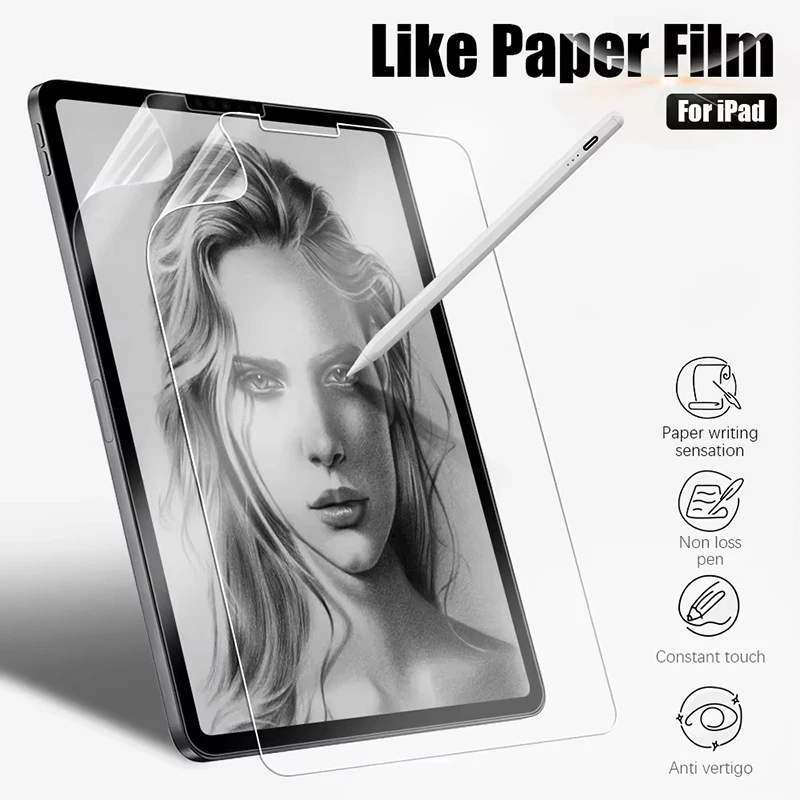 Matte Screen Protector For iPad 10 9 8 7 10.9 Mini 6 Air 5 4 3 2 1 Like Paper Film Pro 11 12.9 2018 2020 2021 2022 Screen Film