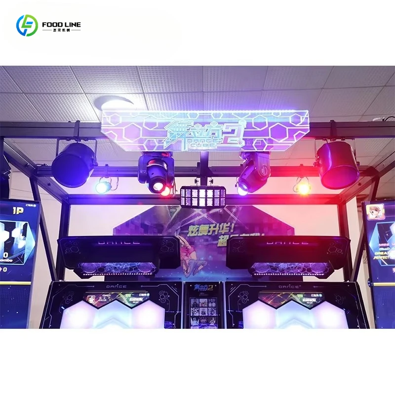 FL 2026 New Hot Daning Cube 2 Pump It up Fiesta Just Dance Revolution Amusement Coin Operated Dancing Arcade Game Machine