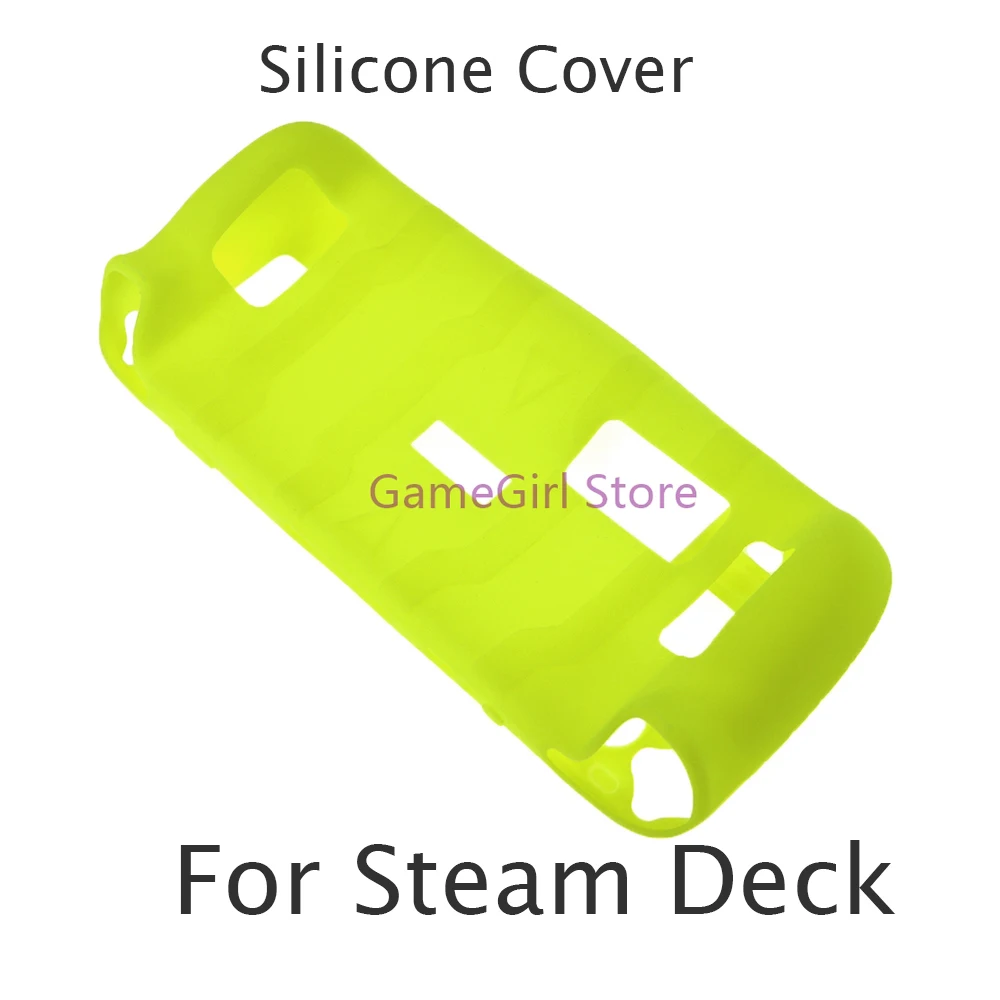 1PC Non-Slip Shockproof Silicone Protective Cover Shell Case For Steam Deck Game Console Accessory